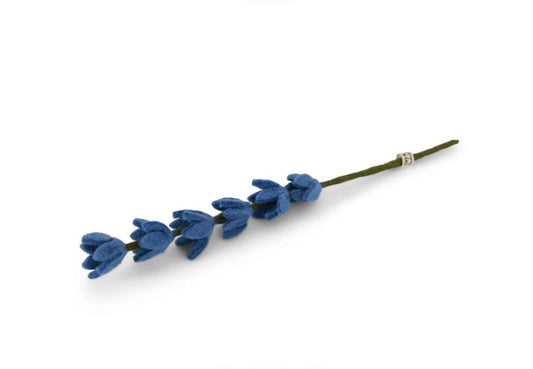 Lupin Flower Felt Decoration Blue