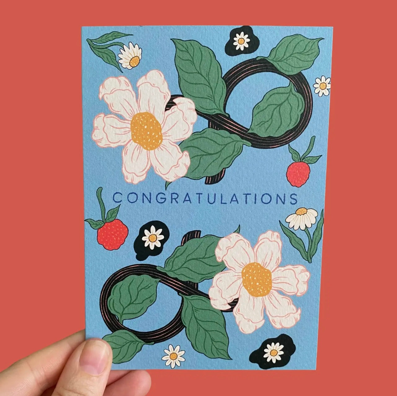 Congratulations Daisy Greetings Card