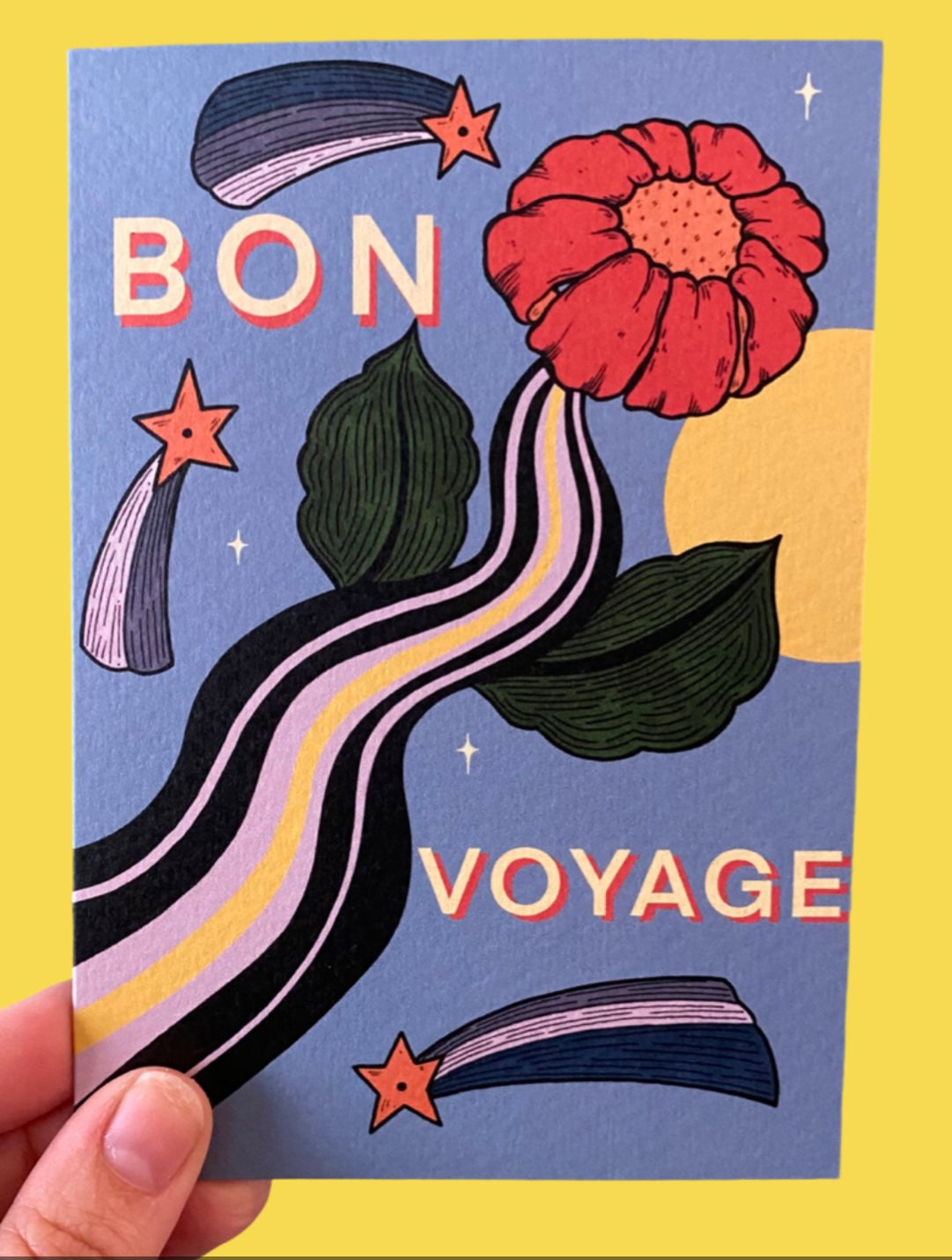 Bon Voyage Greeting Card