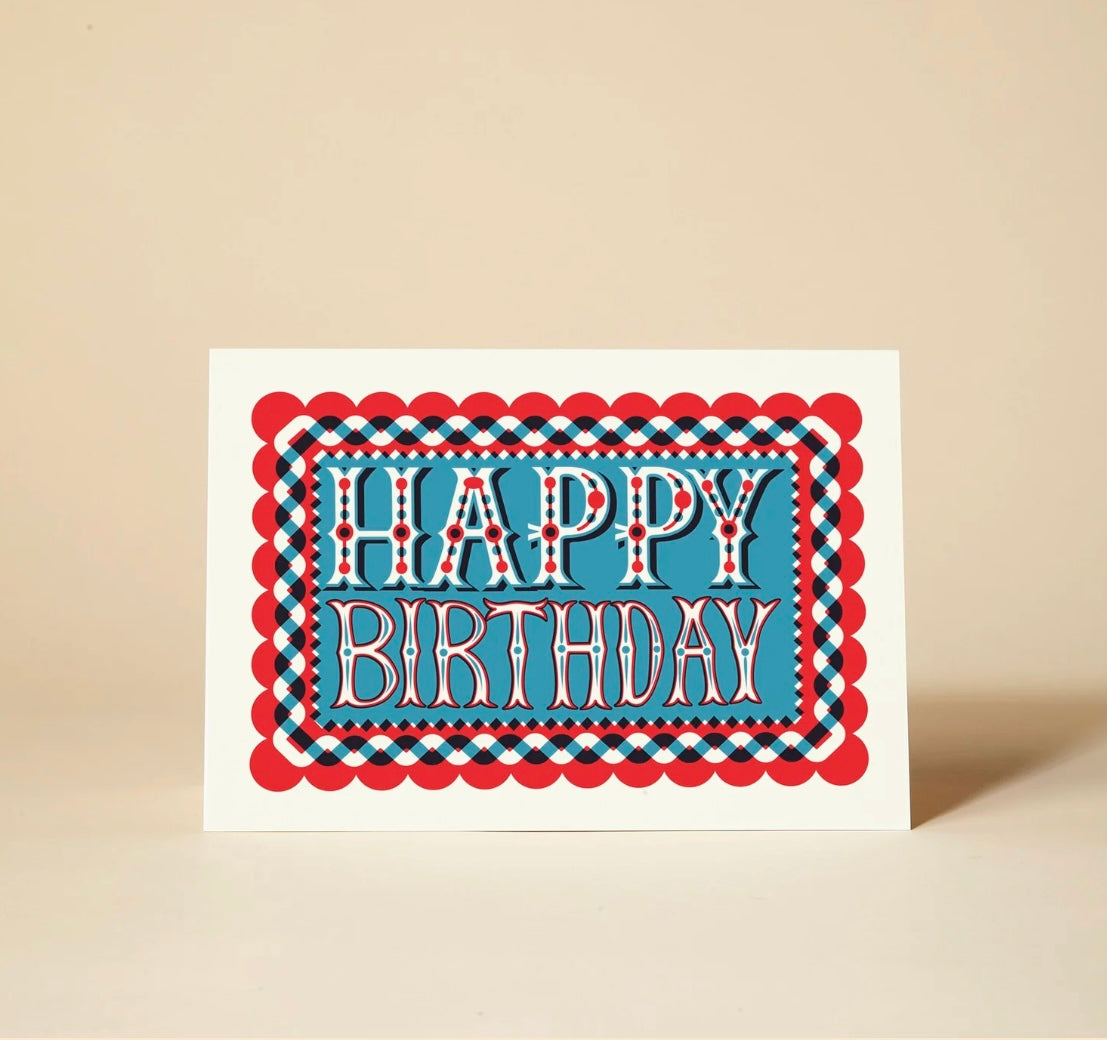 Happy Birthday Greetings Card