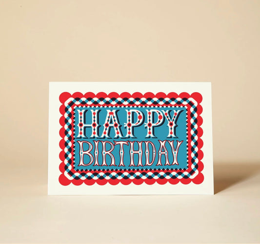 Happy Birthday Greetings Card