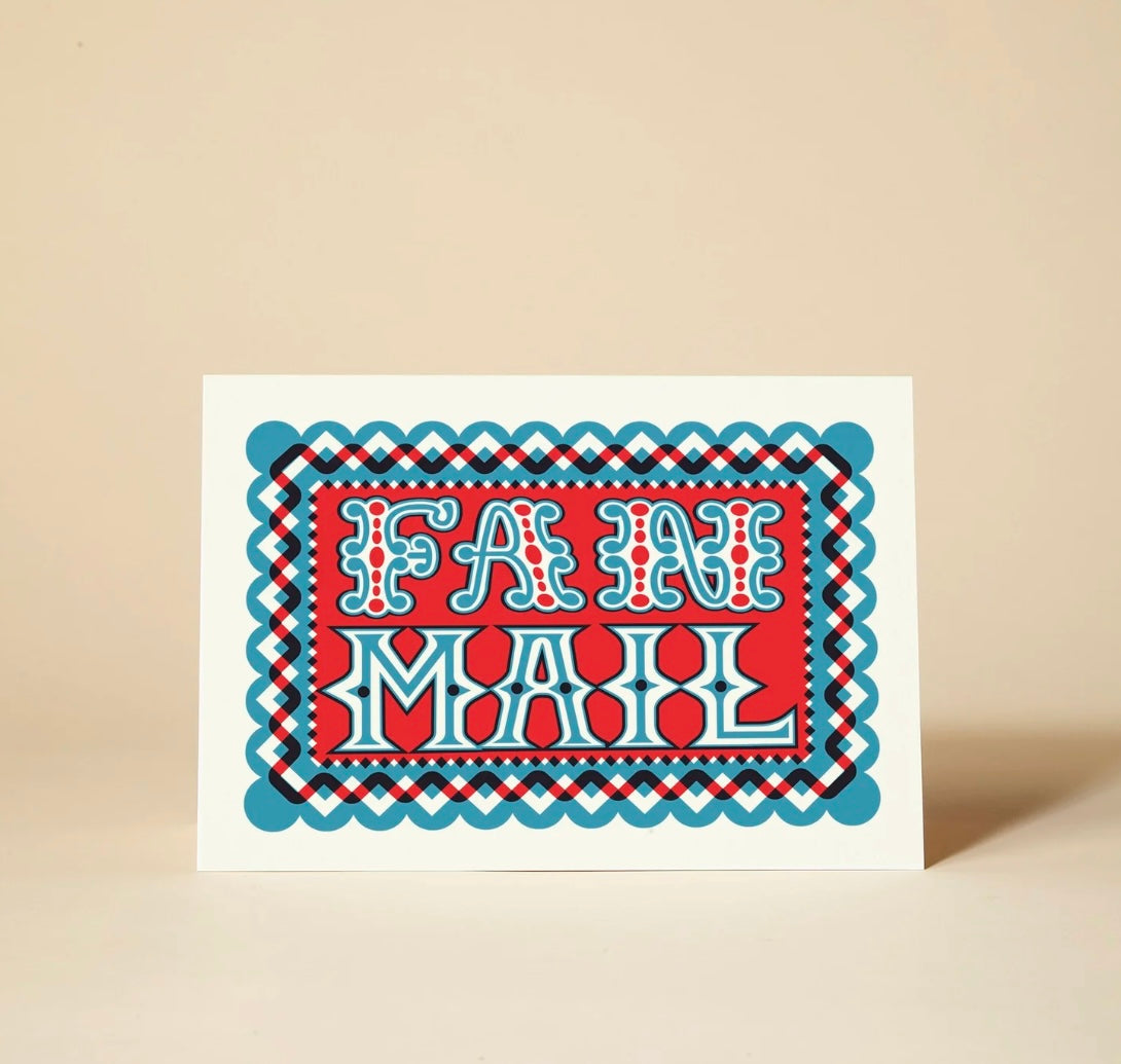Fan Mail Greetings Card