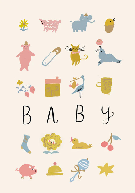 Baby Toys Petite  Greeting Card