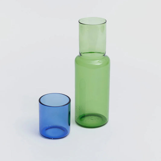 Duo Tone Green/Blue Carafe