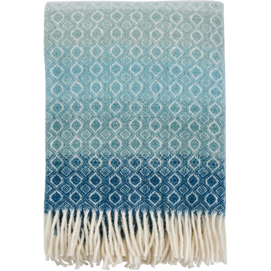 Havanna Aqua Multi Brushed Lambswool Throw