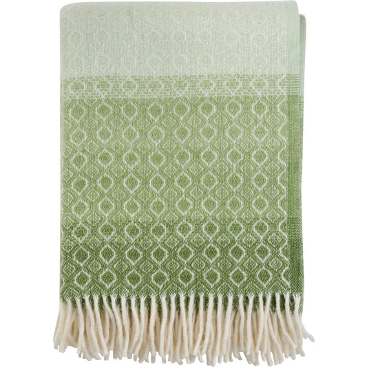 Havanna Green Multi Brushed Lambswool Throw