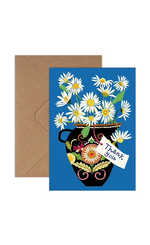 Thank You-  Daisies Greeting Card