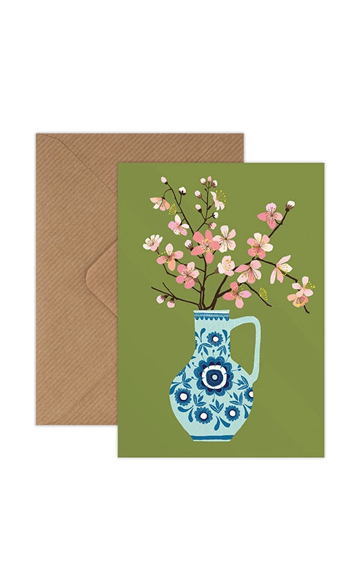 Cherry Blossom Greeting Card