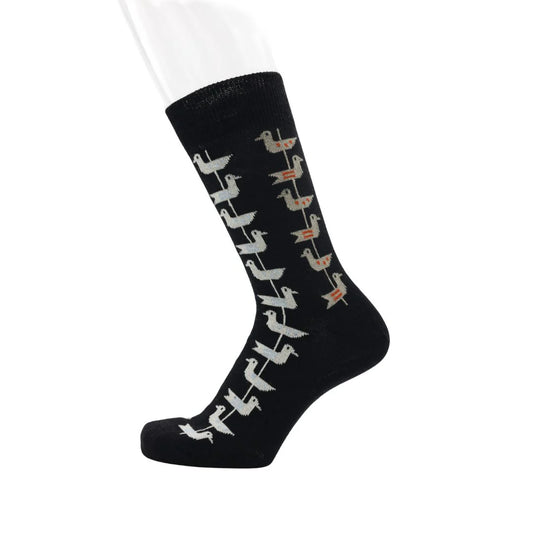 Shorebird Black - Merino Wool Socks