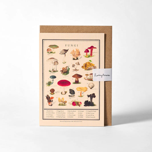 Fungi greeting card