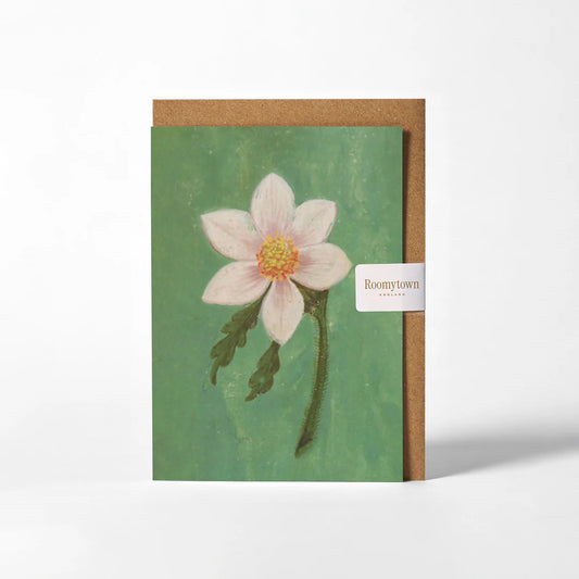 Green Festival of Flowers greetings card