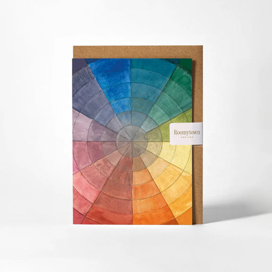 Colour Wheel Greetings Card