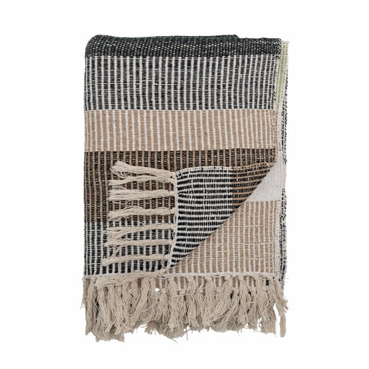 Isnel Throw - Brown Recycled Cotton