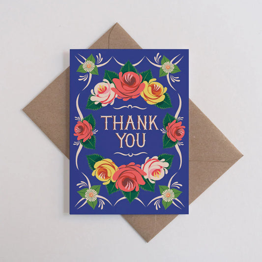 Roses & Castles Thank You Card