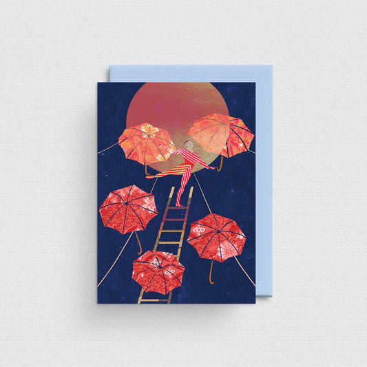 Aerial Equilibrium - Greeting Card