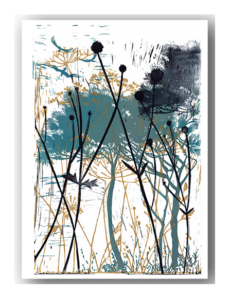 October Greetings Card