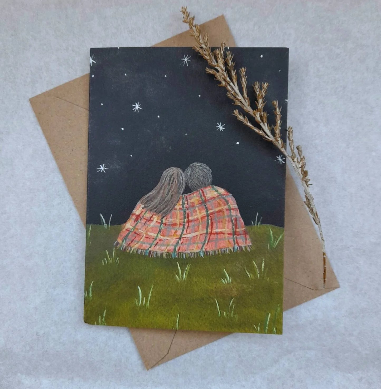 Cold Starlight Greeting Card