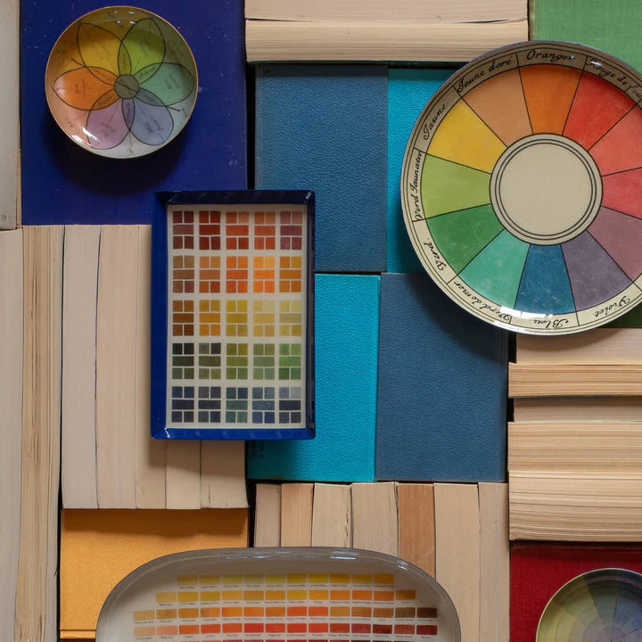 Watercolour Swatches Enamel Tray