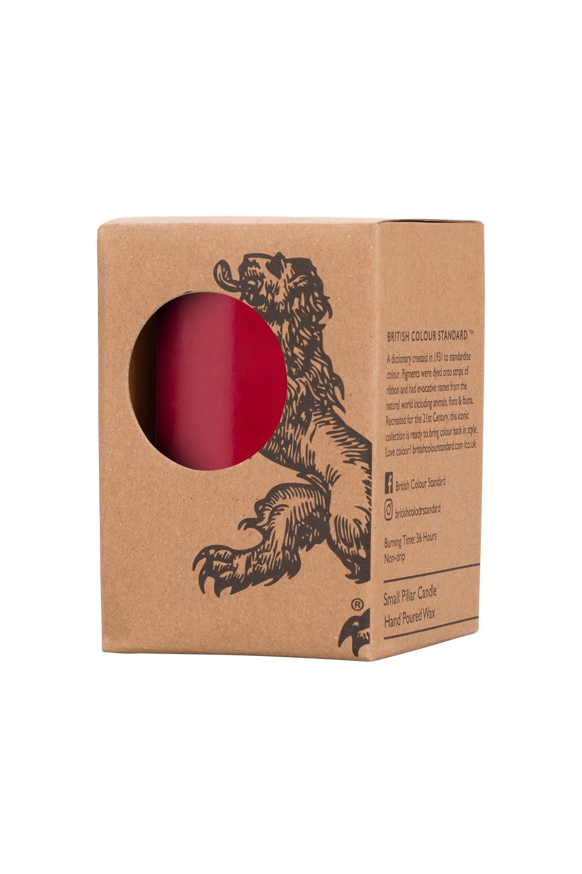 Guardsman Red Pillar Candle (10 cm)