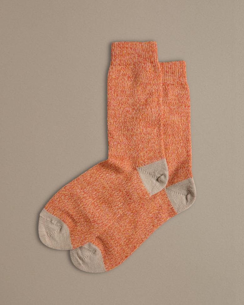 ROVE Tangerine Colour Socks