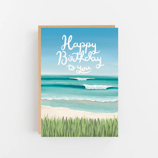 Happy Birthday Sea Birthday Card