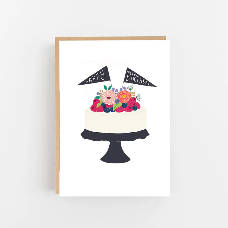 Happy Birthday Cake Card