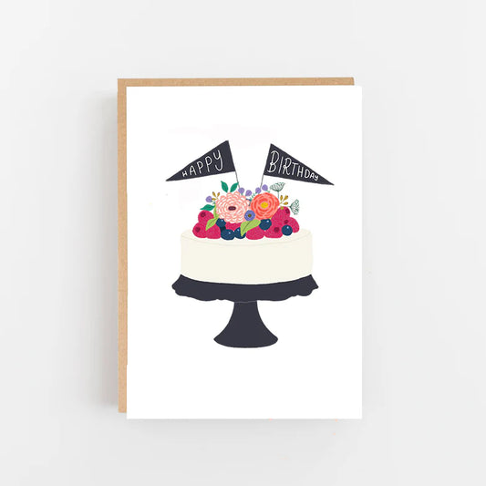 Happy Birthday Cake Card