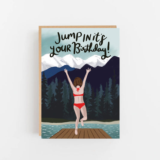 Jump In, It’s Your Birthday Card