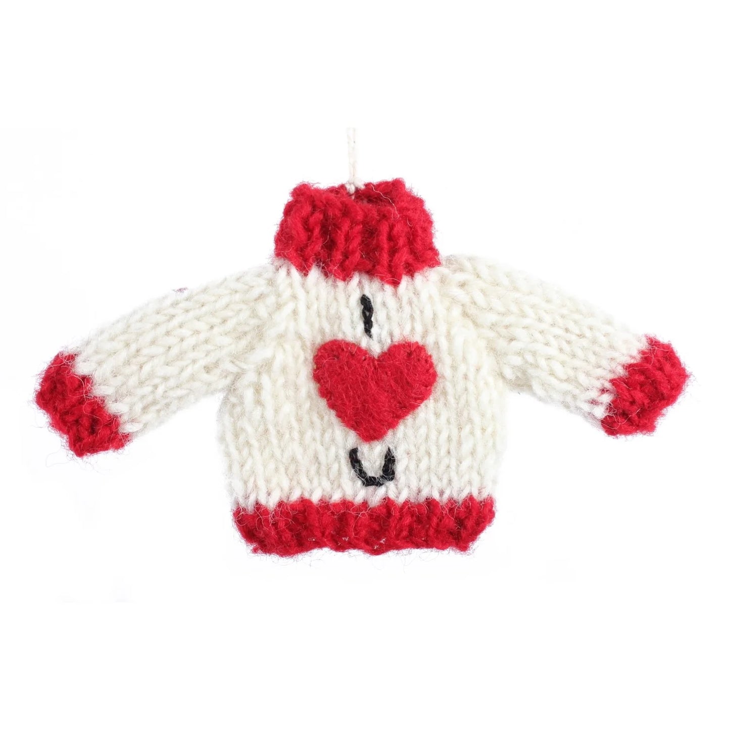 I Love You Knitted Jumper Decoration