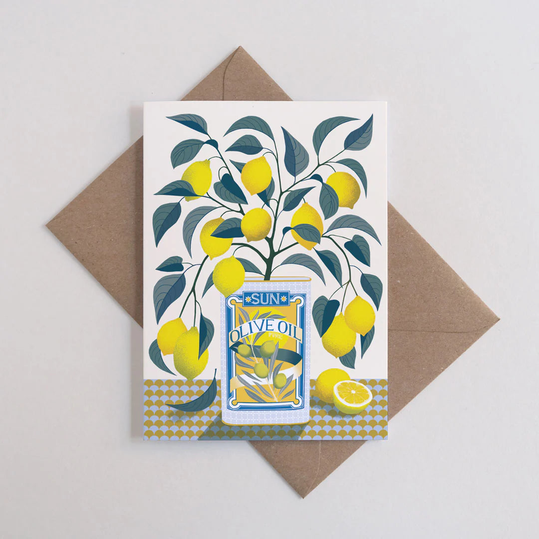 Lemon Tree Greetings Card