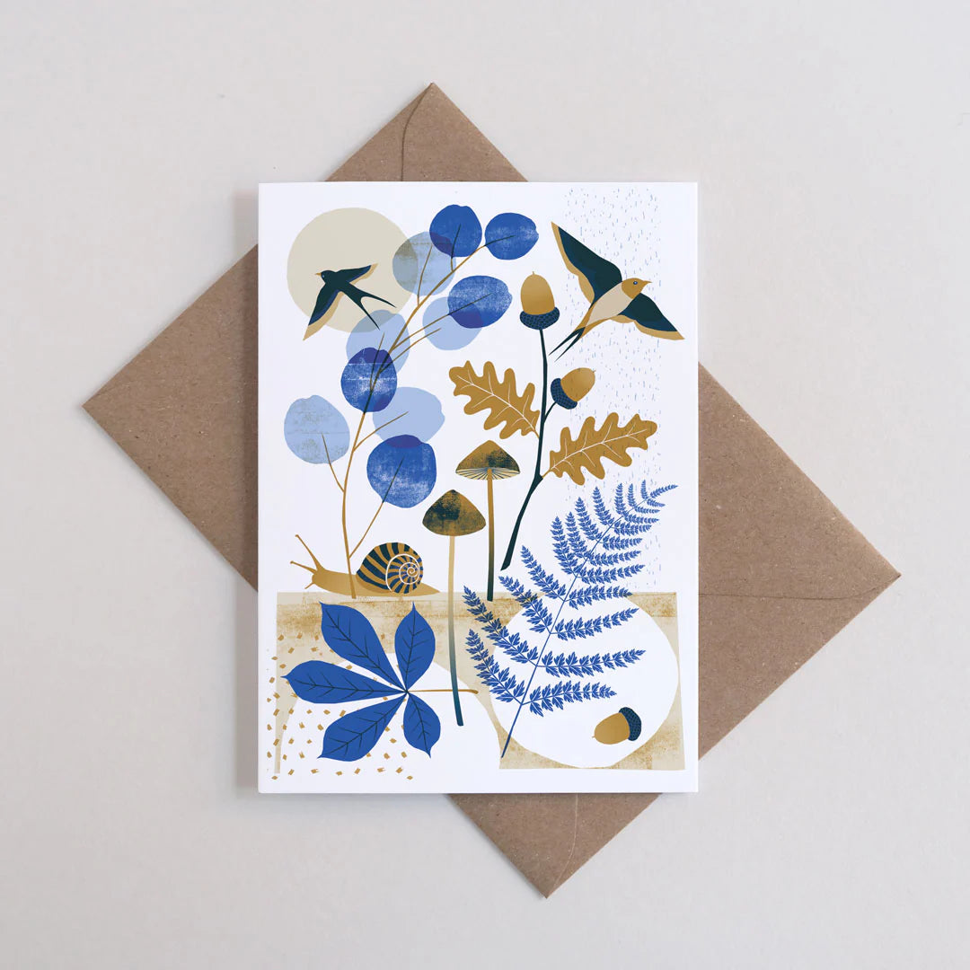 Hedgerow Illustrated Greetings Card