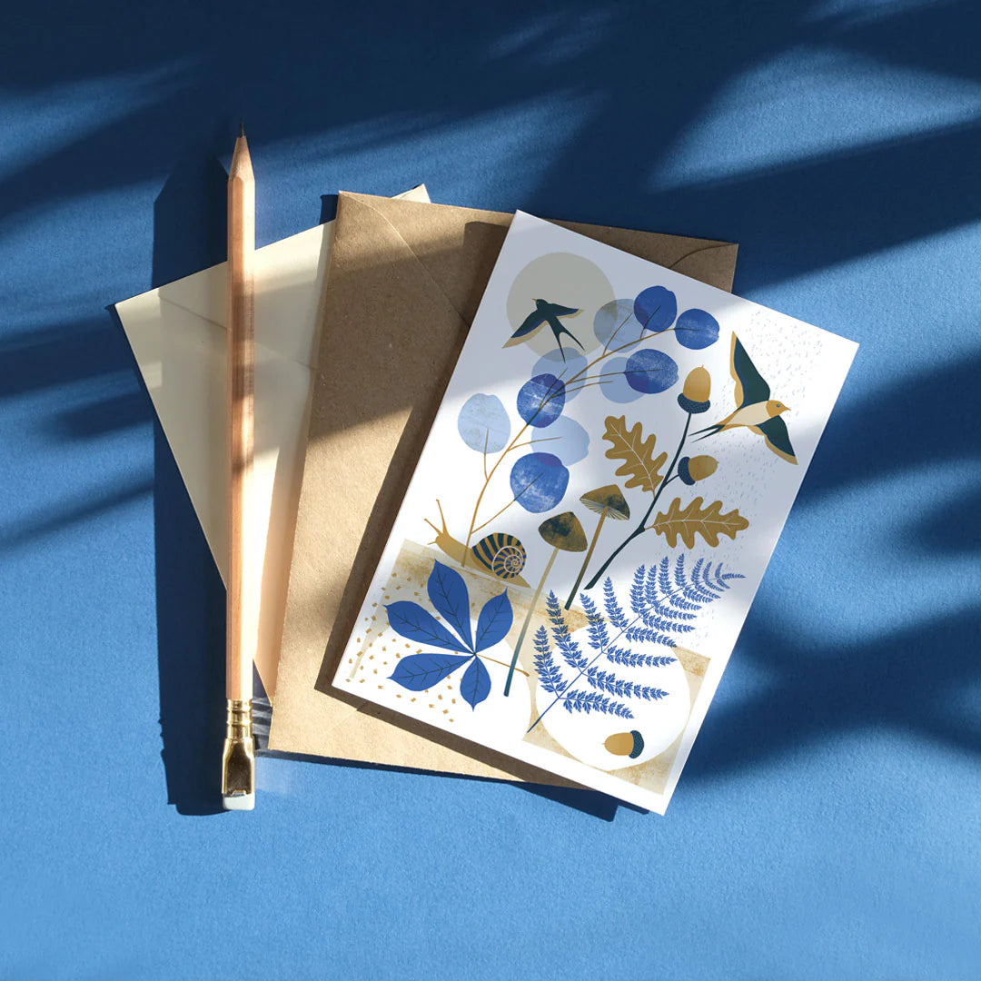 Hedgerow Illustrated Greetings Card