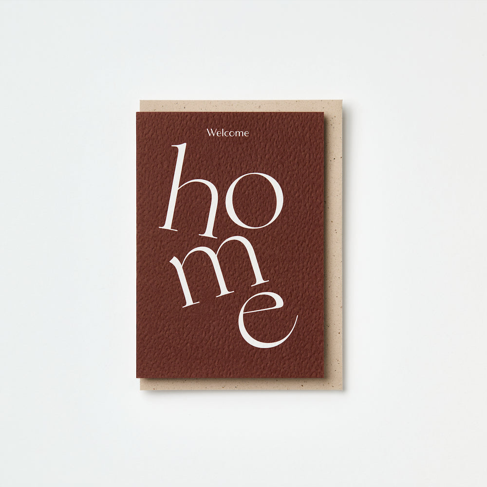 Welcome Home Housewarming Greetings Card