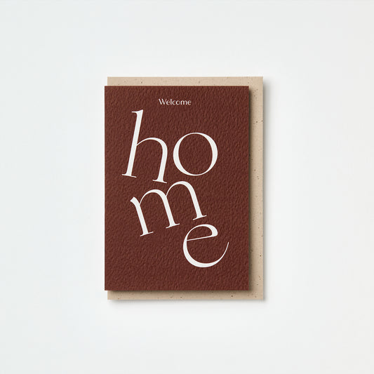 Welcome Home Housewarming Greetings Card