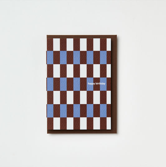 Happy Birthday Brugge Tile Greetings Card