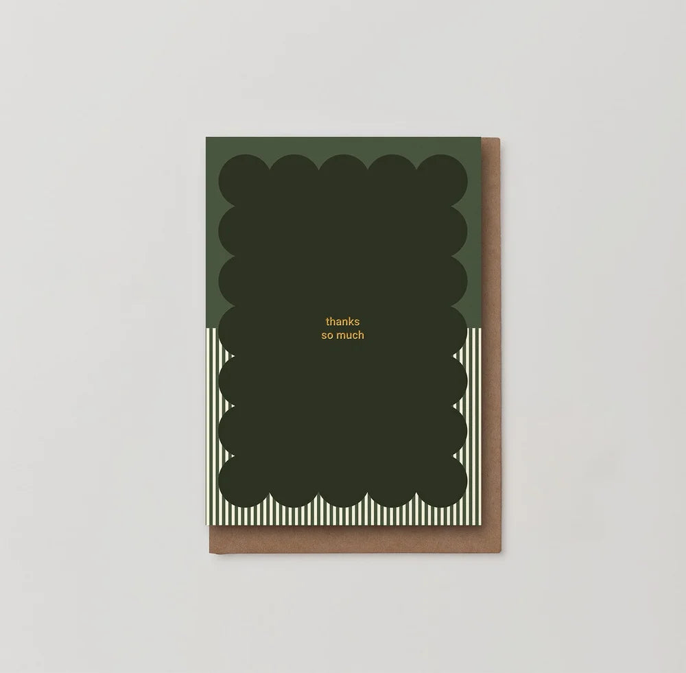 Thanks So Much Greetings Card