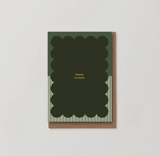 Thanks So Much Greetings Card