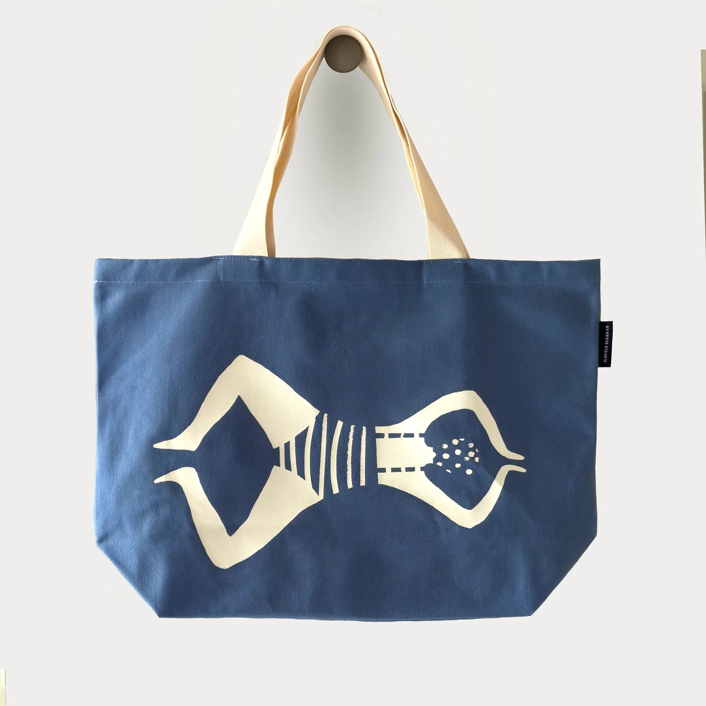 Swimmer Blue Tote Bag