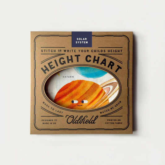 Solar System Fabric Kids Height Chart