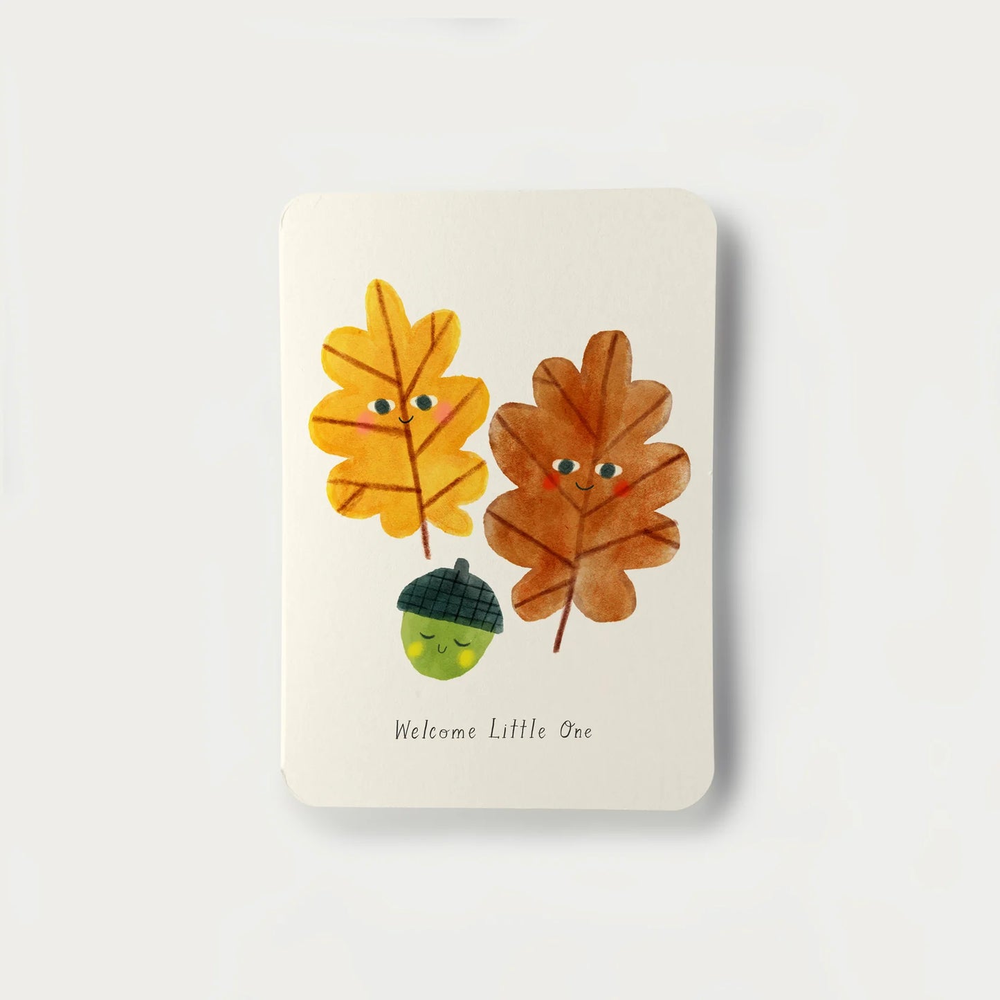 Welcome Little One Woodland Greetings Card
