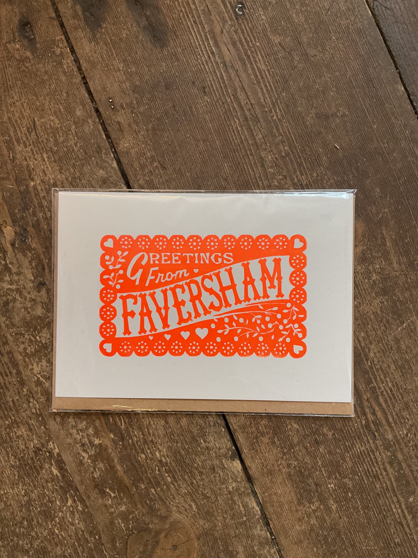 Greetings From Faversham Greetings Card