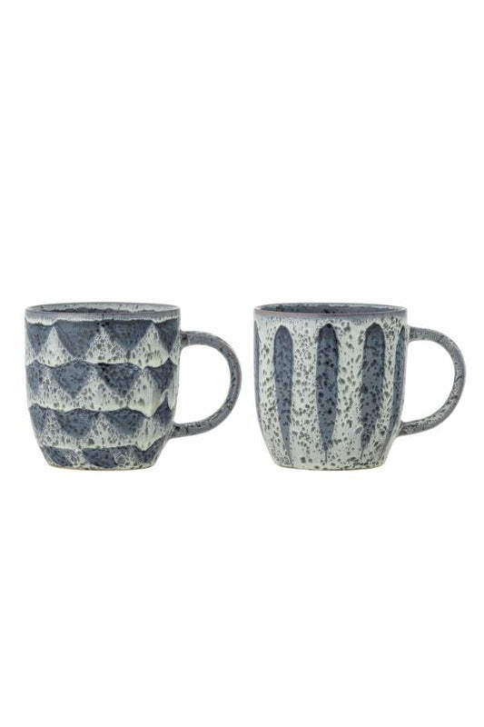 Ramie Mug Grey Stoneware