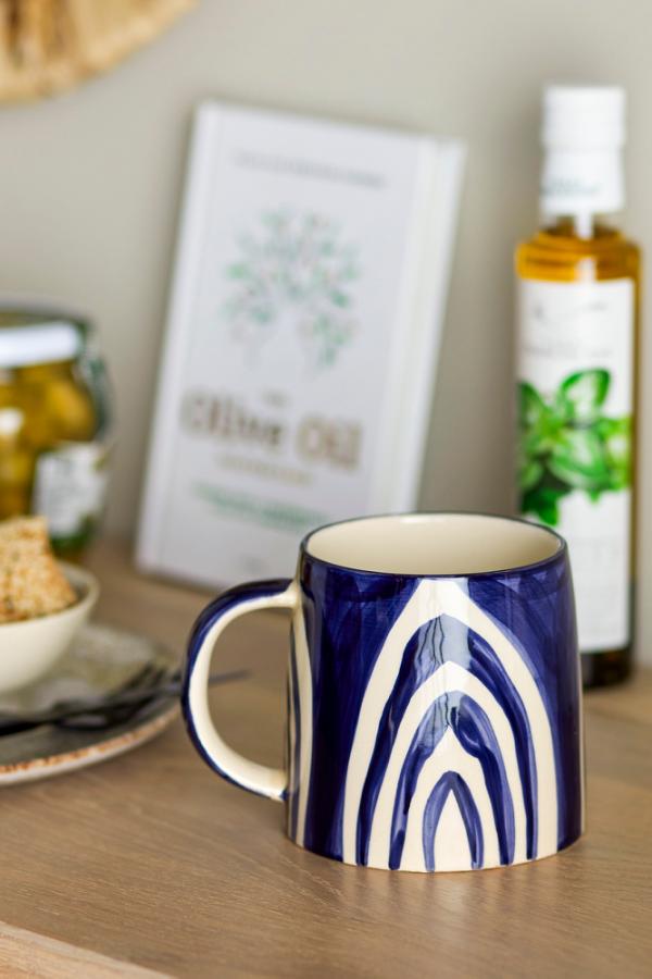 Blue Shama Mug Large