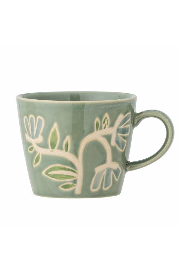 Tangier Green Stoneware Mug