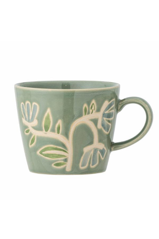 Tangier Green Stoneware Mug