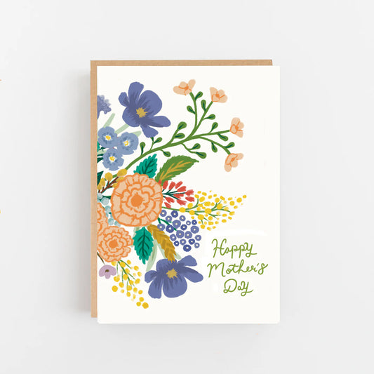Mothers Day Flower Reflection Greetings Card