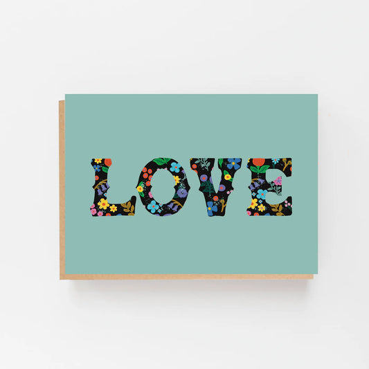 Love Romanian Pattern Greetings Card