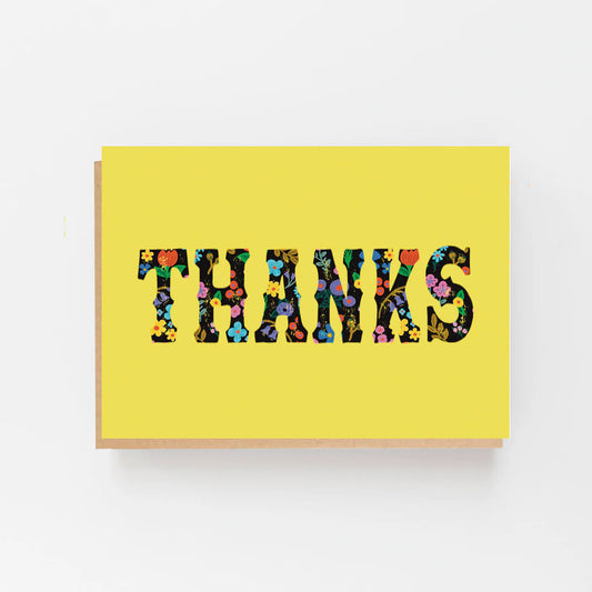Thanks Romanian Pattern Greetings Card