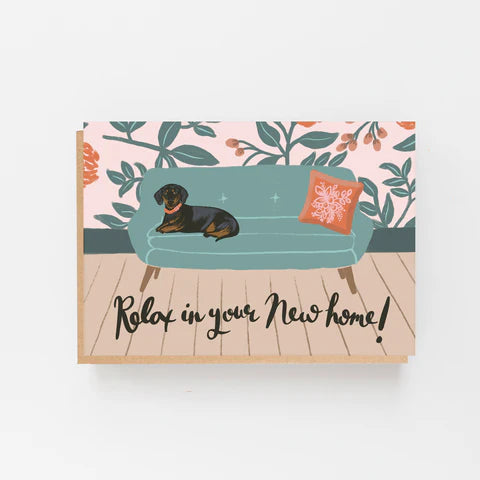 Relax in Your New Home Greetings Card