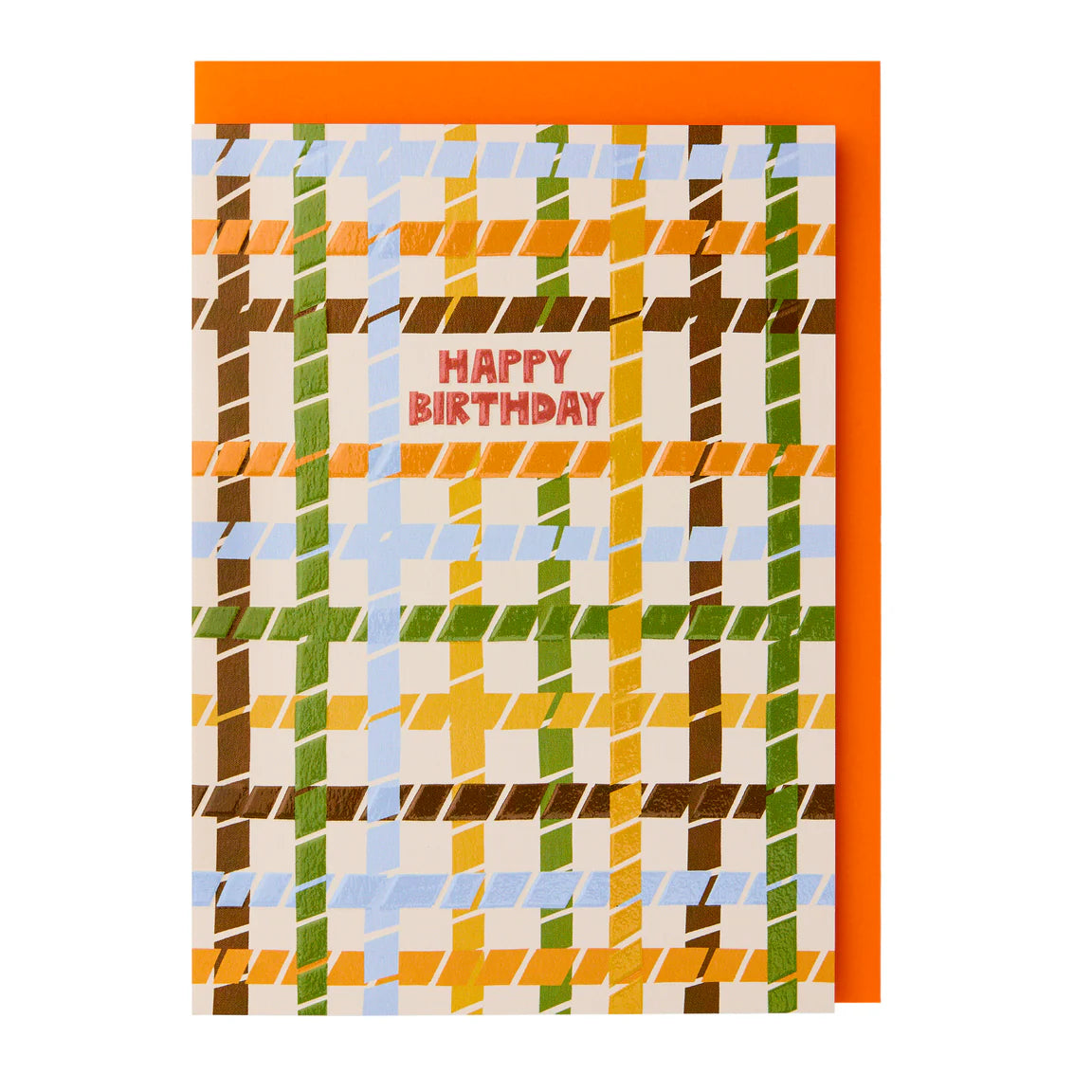 Happy Birthday Lattice Greetings Card